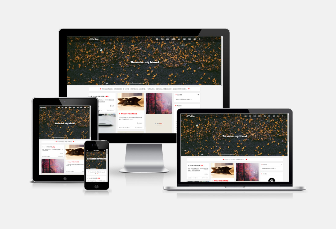  Responsive Unlimited Loading Typecho Waterfall Stream Theme Practice01